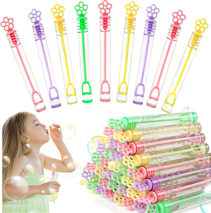 DERAYEE 36PCS Mini Bubble Wands for Kids Bulk, Flower Bubble Party Favors Toys for Birthday Wedding Gifts Goodie Bag Stuffers Classroom Prizes, Indoor Outdoor Activities for Girls & Boys