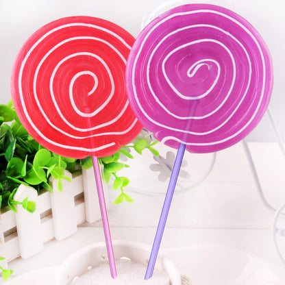 hapray 100-PCS 5 Colol Plastic Swizzle Sticks, Crystal Cake Pops, Cocktail Coffee Drink Stirrers, Stir Sticks, 7.24 Inch (Pink, Yellow, Blue, Purple, Green)