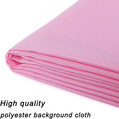 GFCC 8FTX10FT White Backdrop Background for Photography Photo Booth Backdrop for Photoshoot Background Screen Video Recording Parties Curtain