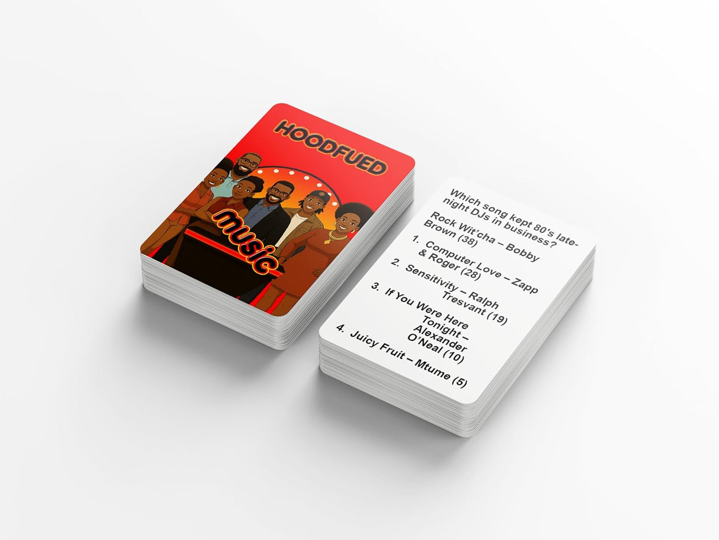 HoodFued : The Ultimate Family Trivia Card Game - A Culture-Centric Game That Brings Friends and Family Together for Fun and Knowledge and More Fun Than The Hood Charades Game for Family or Tabu