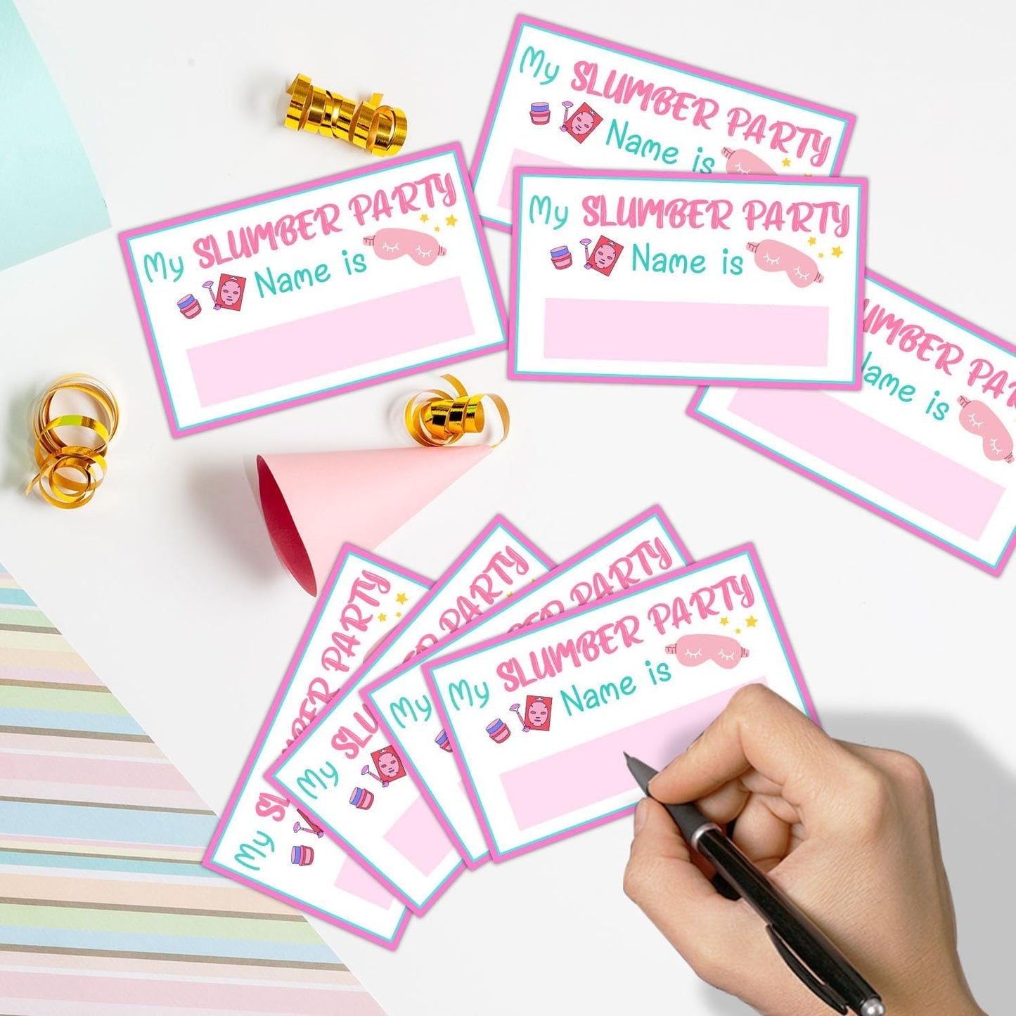 Gamer Birthday Party Decorations, Funny Video Game Party Night Favors Set,What's Your Gamer Name Perfect for Birthday Party Baby Shower Activities(31pcs)