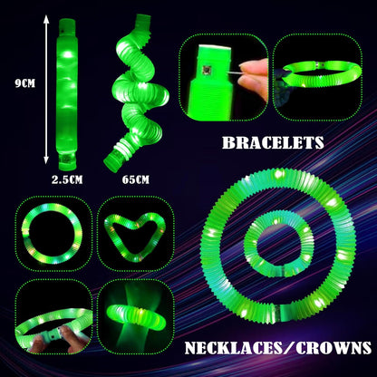 Orange 12PCS Glow Sticks Stocking Stuffers Party Favors-Glow in The Dark Party Supplies for Kids and Adults, Perfect for Festivals, Birthday Parties, Raves, Concerts, and Camping Decorations