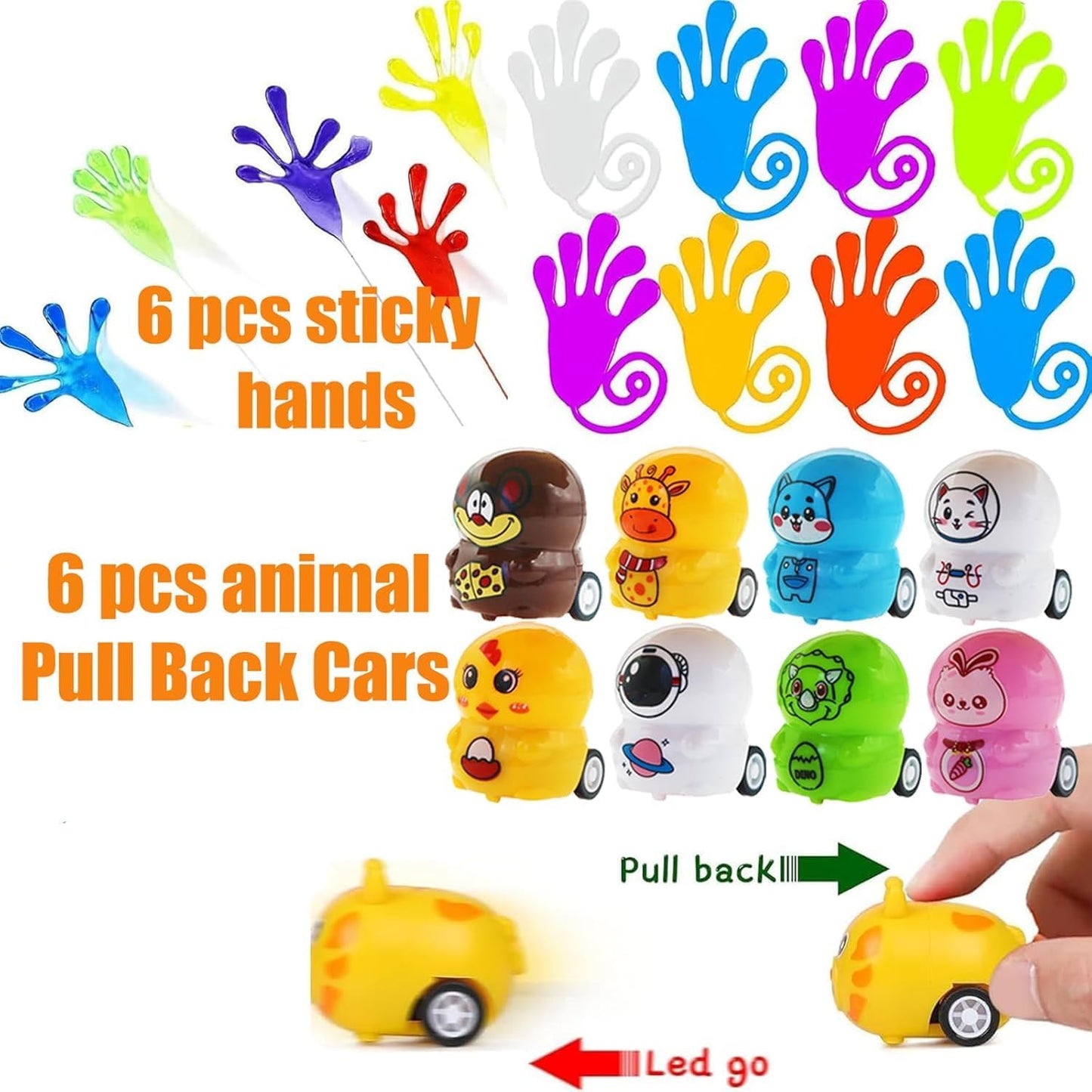 126 Pack Party Favors for Kids 3-5,Pop Fidget Toys, Classroom Prizes, Treasure Box Toys, Pinata Filler, Goodie Bag Stuffers, Treasure Chest, Prize Box Bulk Small Toys, Easter Egg fillers