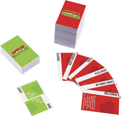 Mattel Games Apples to Apples Junior, The Game of Crazy Comparisons, Board Game with 504 Cards, Family Party Game Especially for Kids, Gift for Kid, Teen & Family Game Night Ages 9 Years & Older