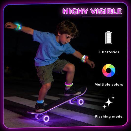 150 Pcs Glow Sticks LED Bracelets Glow In the Dark Party Supplies, Flashing Light up Toys for Kids Adults, Neon Accessories Carnival Birthday Concert New Year Eve Party Favors