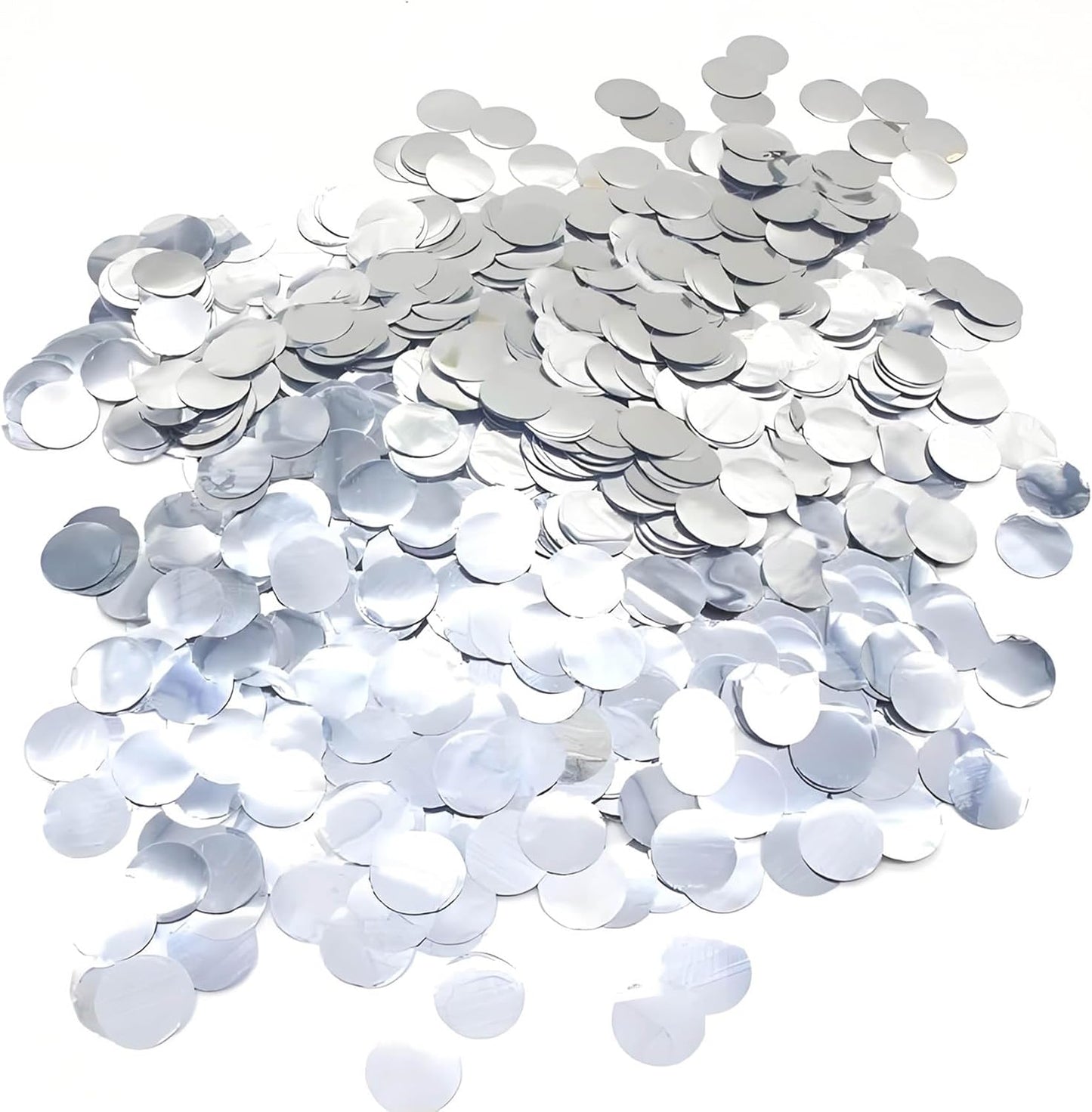 Blue Metallic Foil Confetti 8000 Pcs Shiny Round Table Confetti for Fill Balloon Wedding Graduation Party Decorations,60g of pack