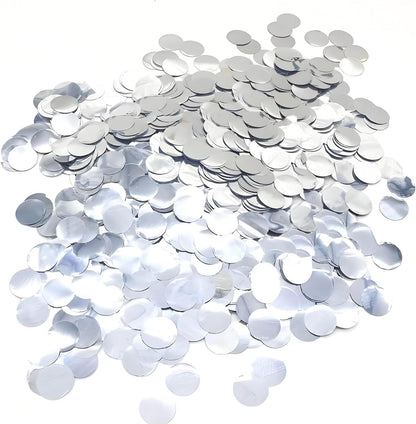 Blue Metallic Foil Confetti 8000 Pcs Shiny Round Table Confetti for Fill Balloon Wedding Graduation Party Decorations,60g of pack