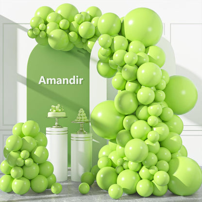 Amandir 153pcs White Sand Balloons Arch Garland Kit Different Sizes 18 12 10 5 Inch Cream Beige Sand White Latex Balloon for Birthday Boho Neutral Baby Shower Wedding Anniversary Party Decorations