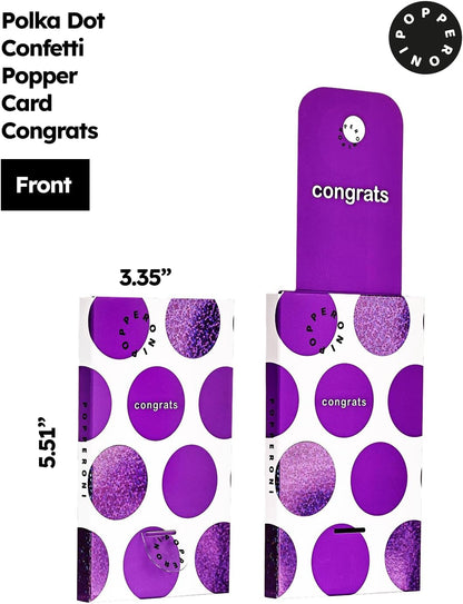 Confetti Popper Birthday Card Pop Up Surprise Greeting Cards Funny Congratulations Gift Idea for Party