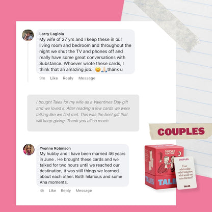 TALES 150 Conversation Cards, Friends Edition, Fun Friend Games for Adults, Teens, Kids, Perfect for Parties, Game Nights, Gifts & Gatherings, Conversations with Friends, Meaningful Connections