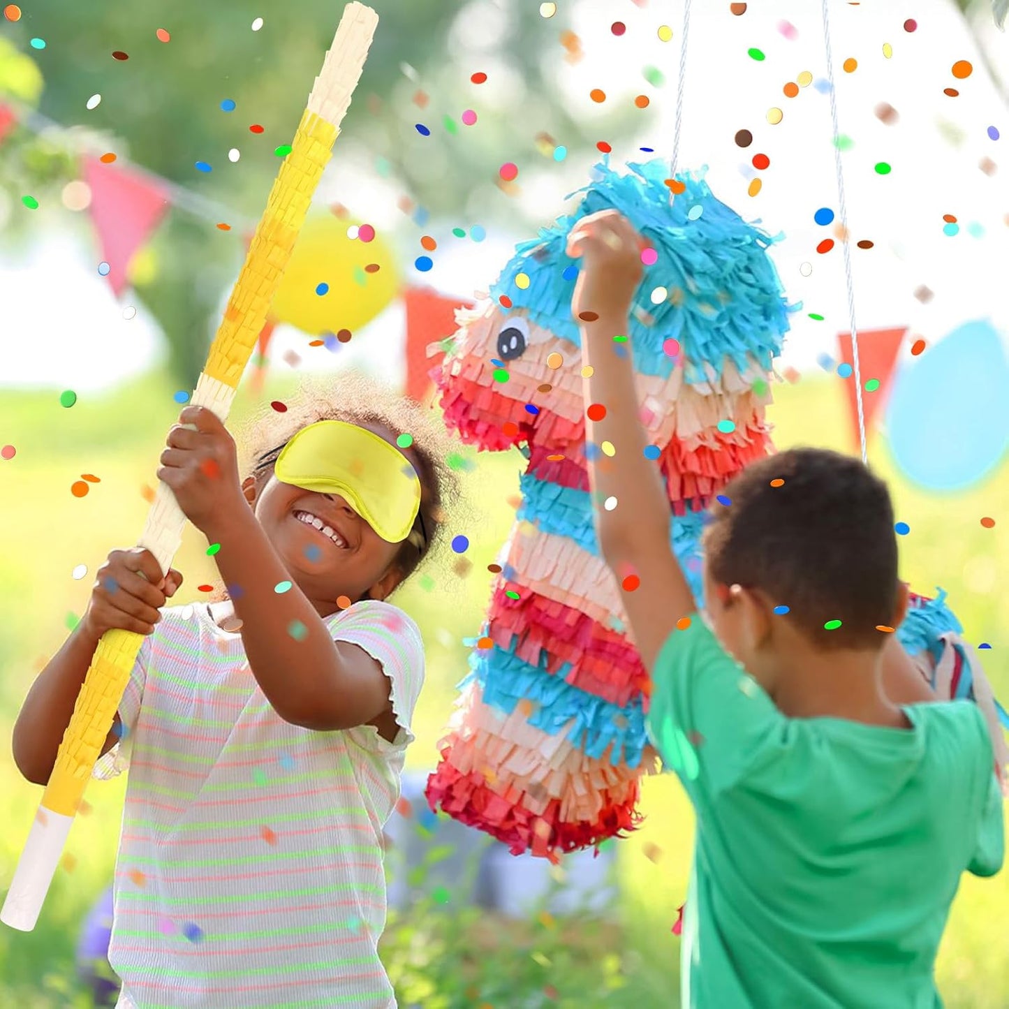Easter Bunny Pinata Funny Bunny Egg Pinata with Blindfold & Stick for Birthday Decorations Easter Party Supplies Spring Decorations