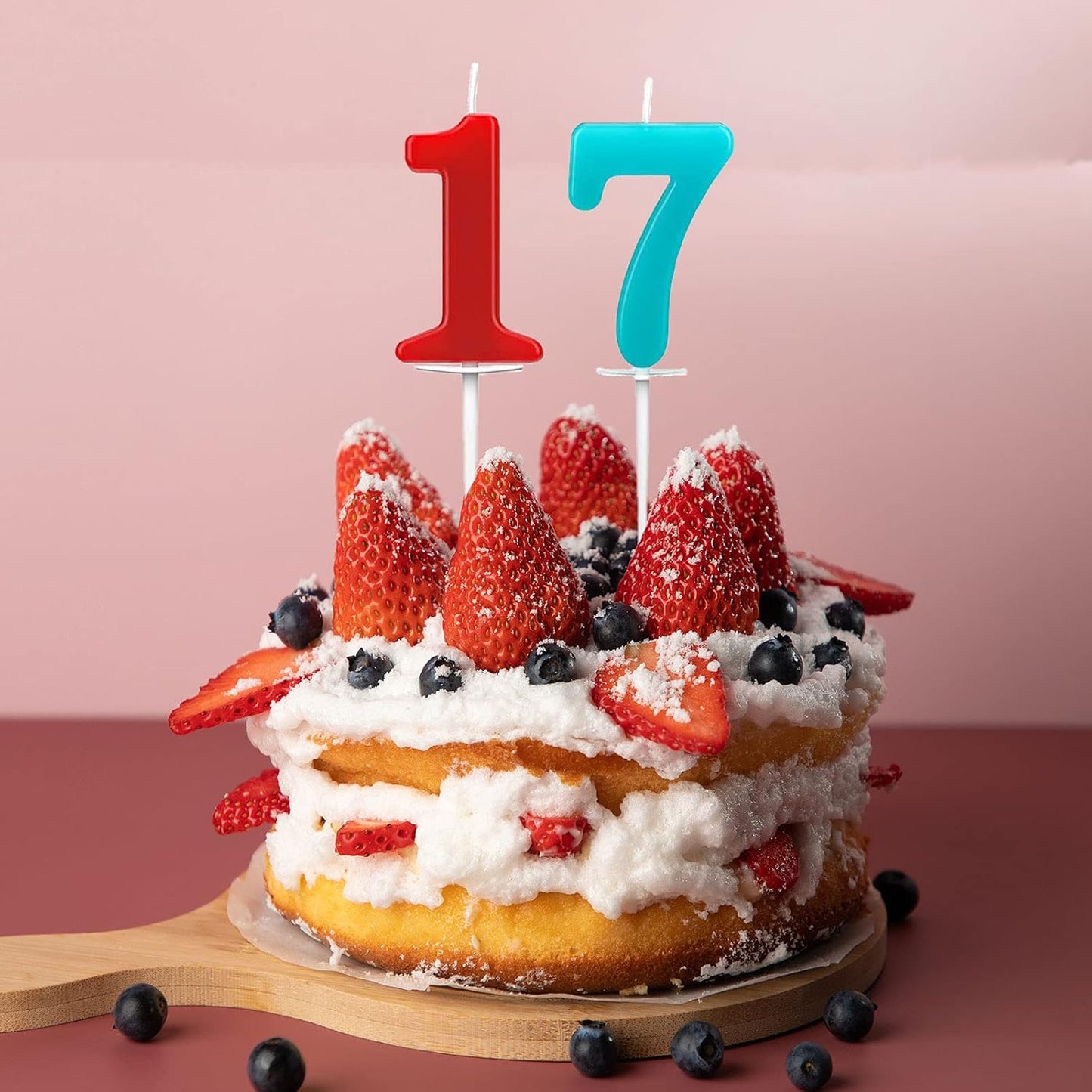 10 Count Number Candles, Birthday Cake Candles Colourful Candle, Number 0-9 Cake Topper Decoration Candles Number 0 1 2 3 4 5 6 7 8 9 For Birthday Wedding Anniversary Party Celebration