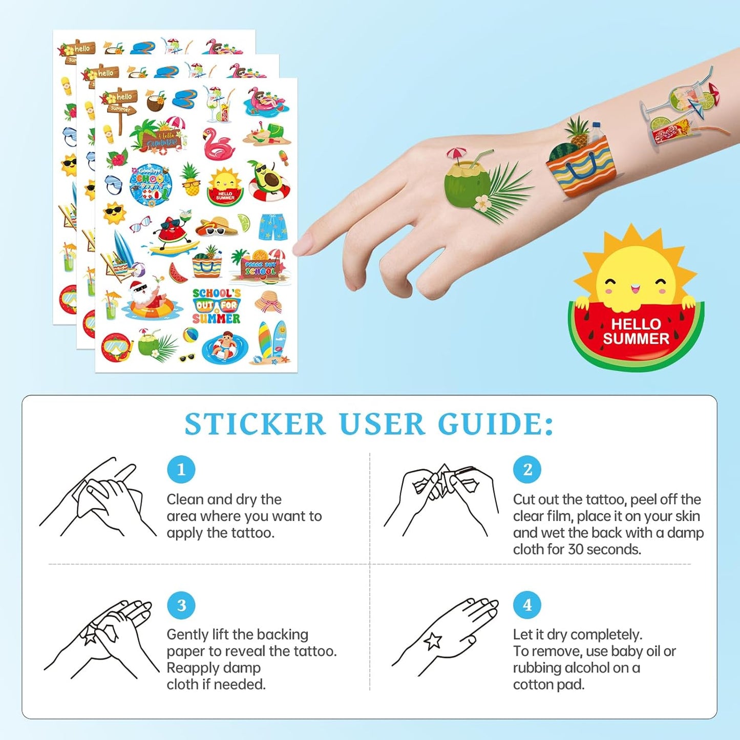 Black 6 7 Temporary Tattoos, 8 Sheets Funny 67 Party Favors Decorations, Six Seven Number Tattoo Stickers for Sport Teams Activity Party Supplies Gifts Prizes Rewards