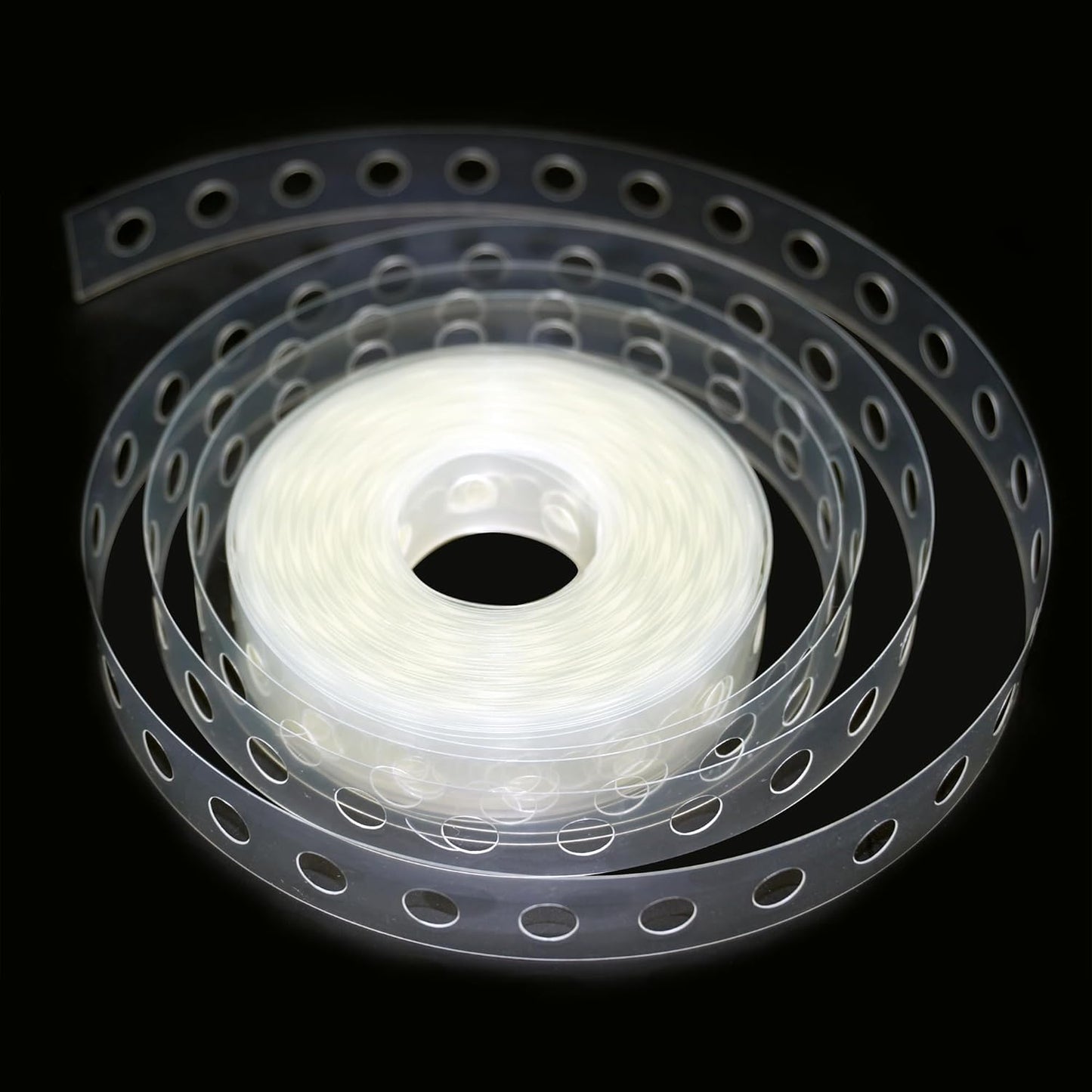 Balloon Decorations 50 Ft Strip Tape Arch Garland Streamer Ribbon Decorating Connectors for Wedding Birthday Party Baby Shower DIY