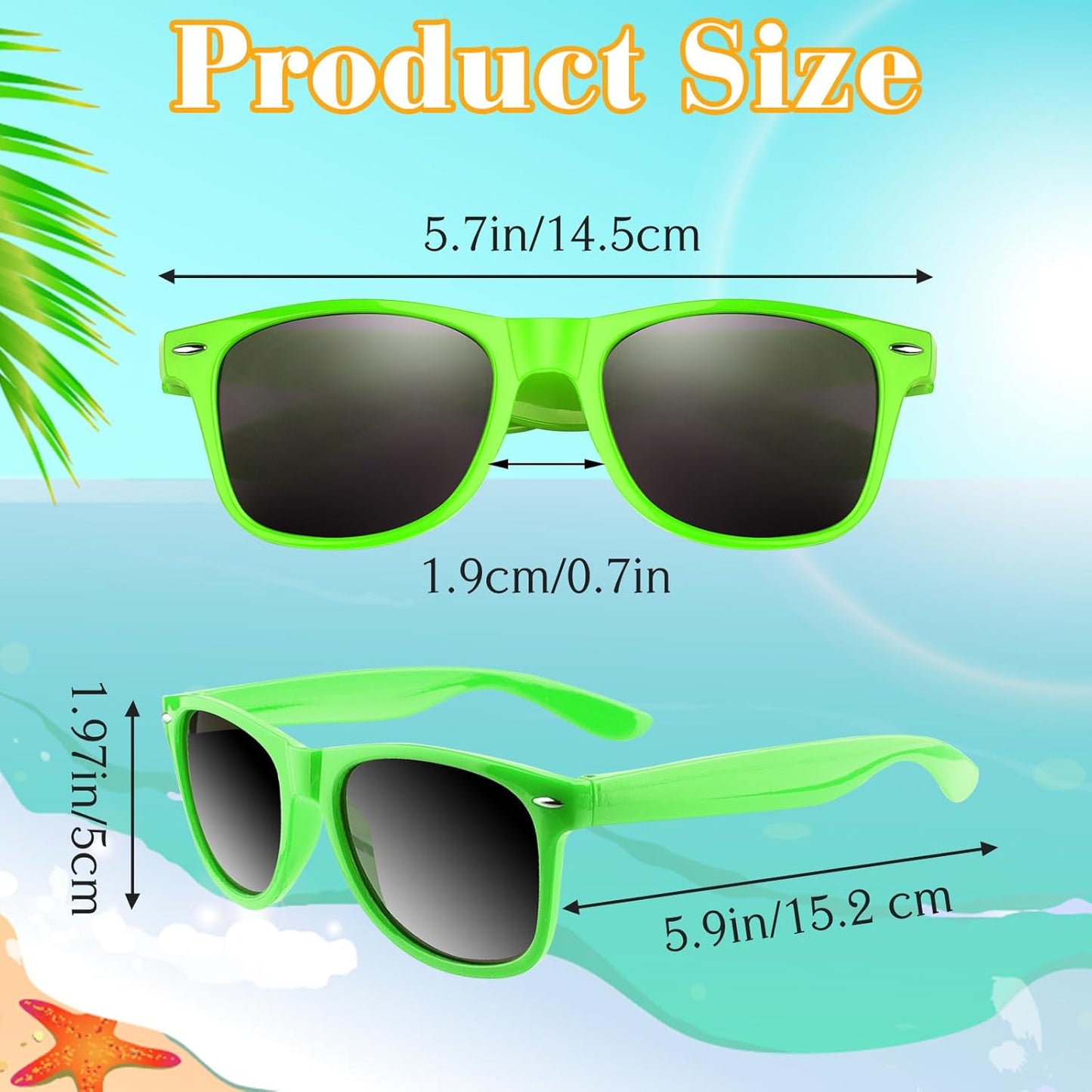 ASTARON Sunglasses Bulk, 6/12/24/48 Pack Sunglasses Party Favors for Summer Beach Pool Birthday Wedding Party Supplies