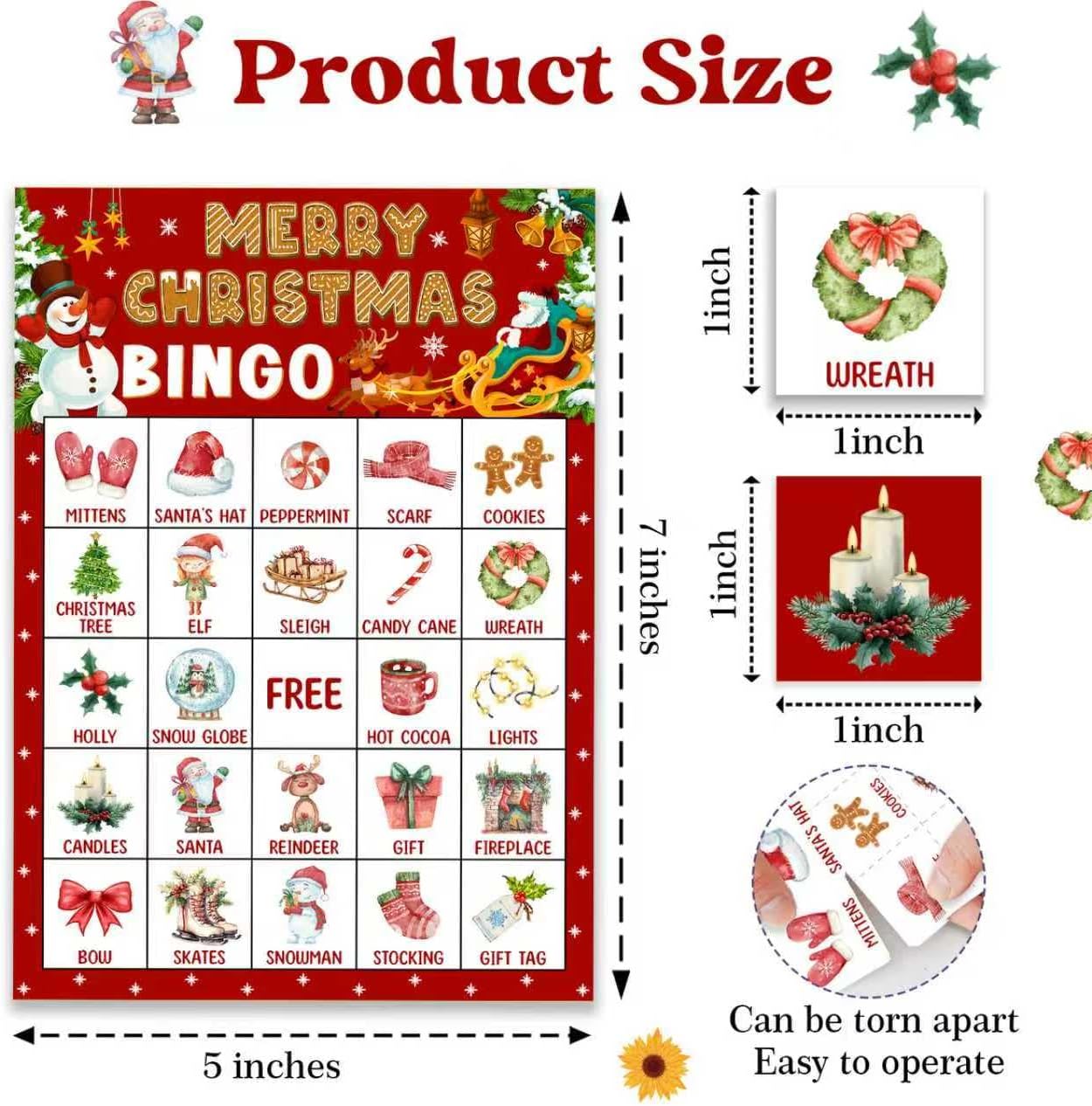 Pink Bow Baby Shower Bingo Games, 24 Player Pink Bingo Cards for Baby Shower, Gender Reveal Party Games Favors Supplies Decorations