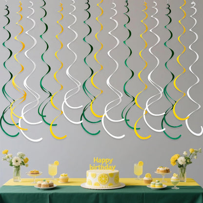 36 Pcs Blue Hanging Swirl Decorations Ombre Royal Blue White Felt Swirl Streamer Spiral Ceiling Garland for Birthday Wedding Baby Shower Graduation Under The Sea Nautical Ahoy Achor Party Supplies