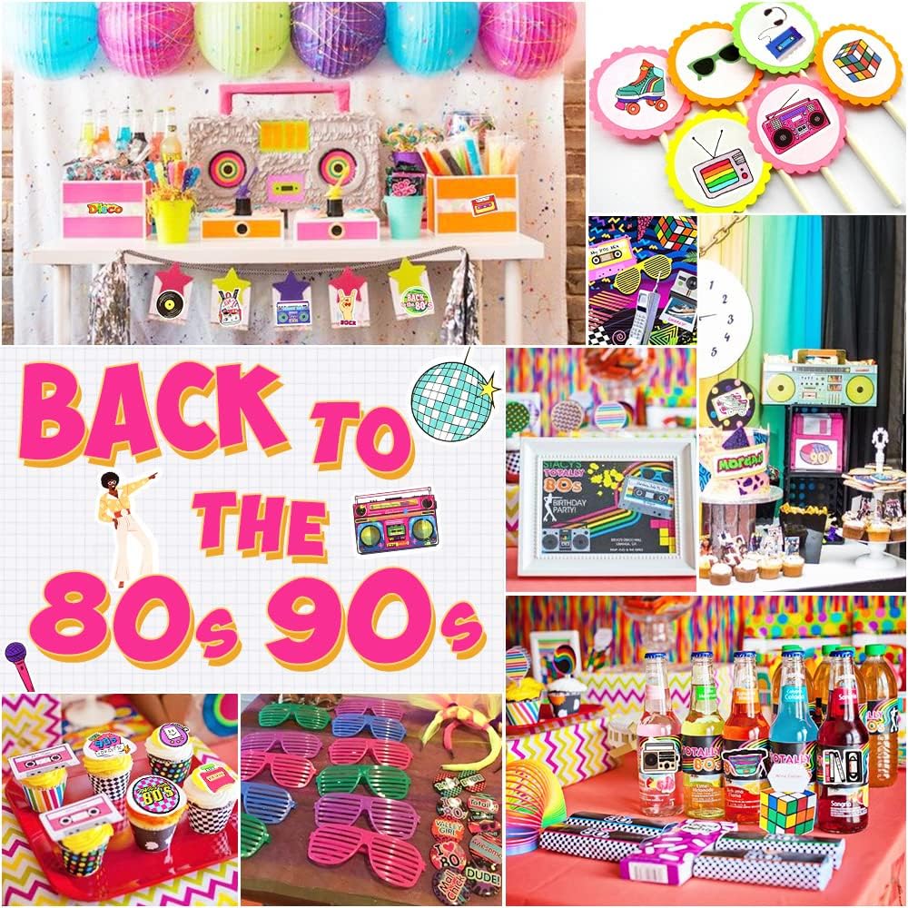 QTL Neon Stickers for Teens & Students Prizes, Waterproof Vinyl Party Favor Stickers, School Rewards, Water Bottle and Laptop, 50PCS - Colors A
