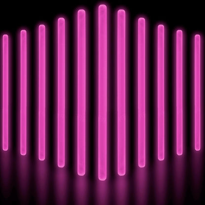 Glow Fever Glow Sticks Bulk Party Pack - 10" Large Glow Sticks - Neon Accessories Light Sticks Glow in The Dark Party Supplies for Concert, Wedding, & Birthday by Party Dragon - Red, 50 ct