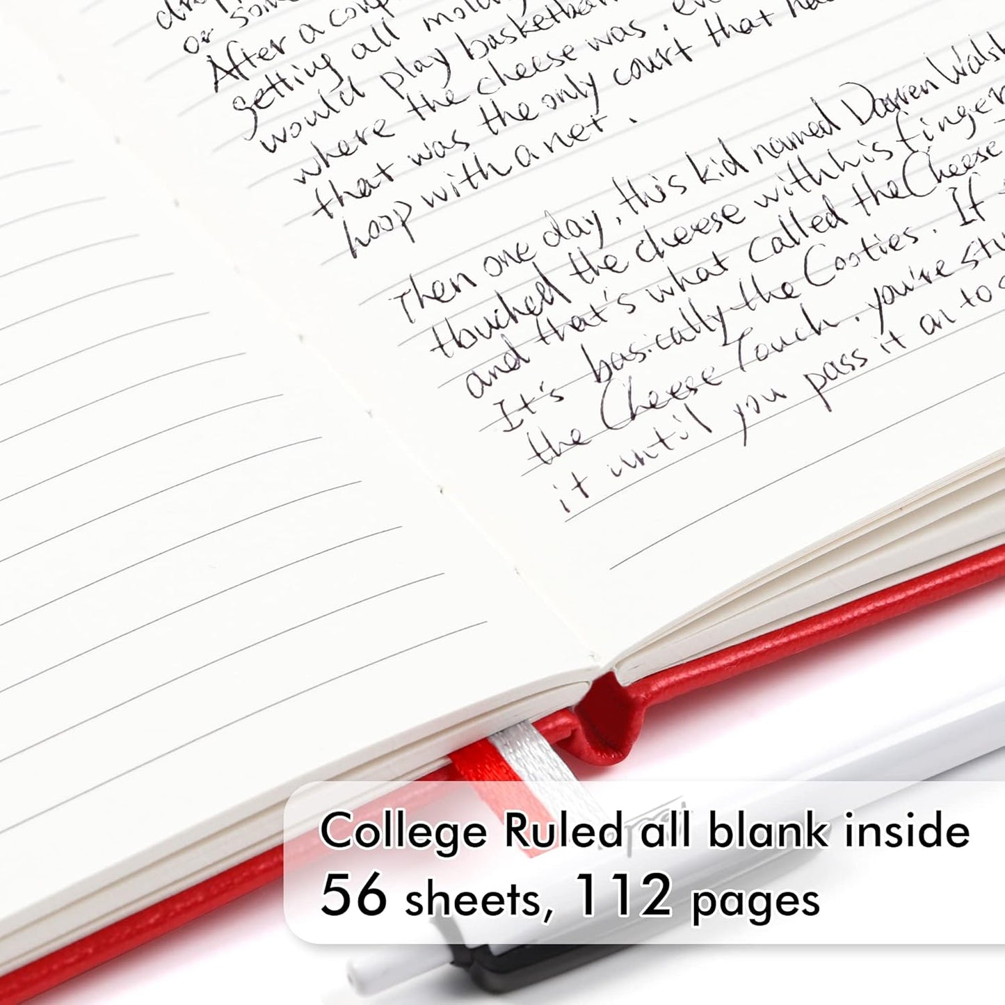 feela 6 Pack Pocket Small Notebooks Bulk, Mini Cute Memo Notepads Hardcover College Ruled Lined Journals with Pen Holder for Women Girls Office School, with 6 Black Pens, 3.5”x 5.5”, A6, Rose Pink