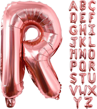 Lovoir 40 Inch Large Rose Gold Letter A Balloons Big Size Jumbo Mylar Foil Helium Balloon for Birthday Party Celebration Decorations Alphabet Rose Gold A