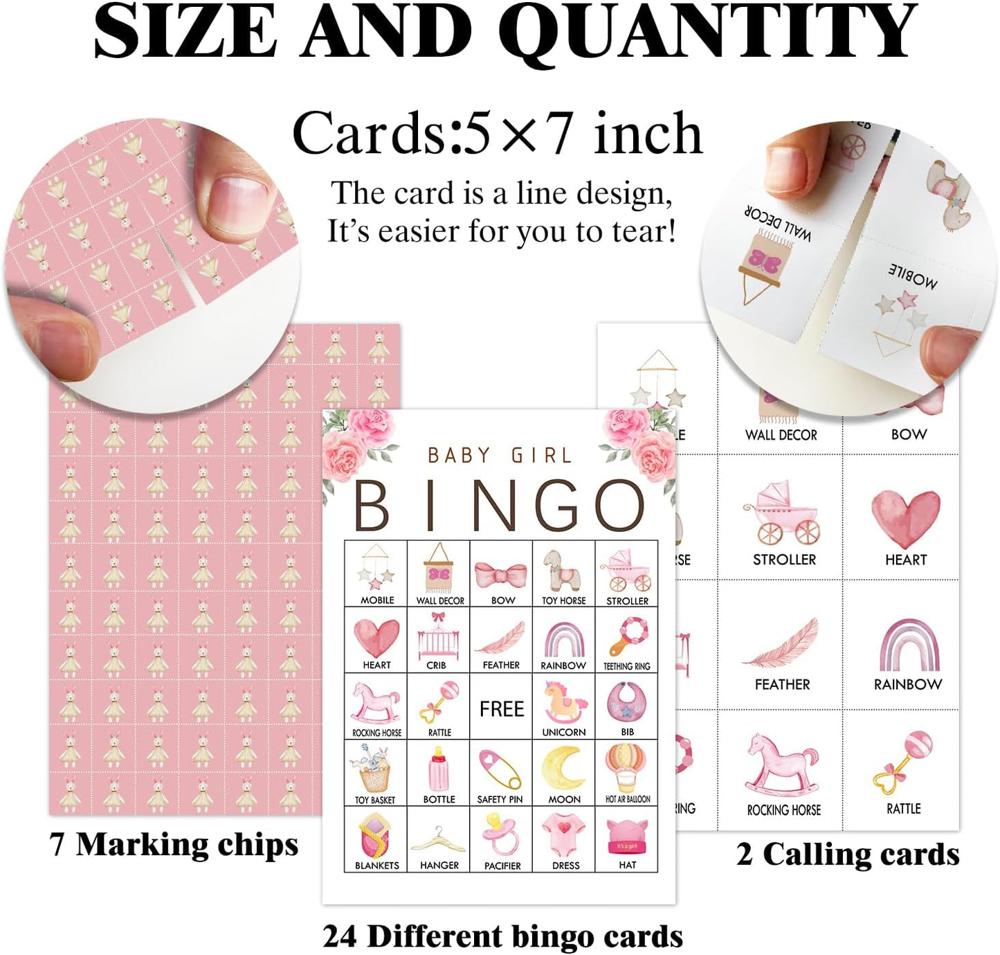 Bible Bingo Game - 24 Player Christian Church Bingo Cards for Women, Men & Family Parties - JK0103