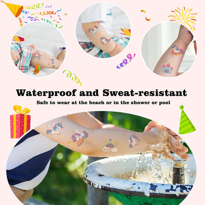 104 PCS Monster Truck Temporary Tattoos for Kids Party Supplies, Individually Wrapped Monster Truck Fake Tattoos Temp Tattoo Stickers for Boys Girls Birthday Party Favors Decorations Activities