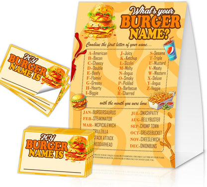Gamer Birthday Party Decorations, Funny Video Game Party Night Favors Set,What's Your Gamer Name Perfect for Birthday Party Baby Shower Activities(31pcs)