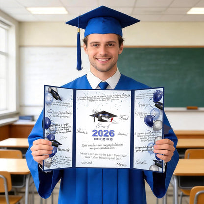 kockuu 2026 Graduation Guest Book Signature Board, Pink Class of 2026 Graduation Sign in Book to Sign Decor for Grad Party High School College Grad Gifts