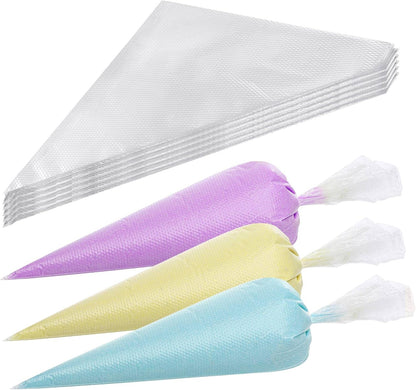 400 Pcs Piping Bags Disposable 12 Inch Anti-Burst Pastry Bags, Tipless Icing Piping Bag for Cake, Cream Frosting and Cookie Decoration Supplies