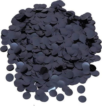Blue Metallic Foil Confetti 8000 Pcs Shiny Round Table Confetti for Fill Balloon Wedding Graduation Party Decorations,60g of pack