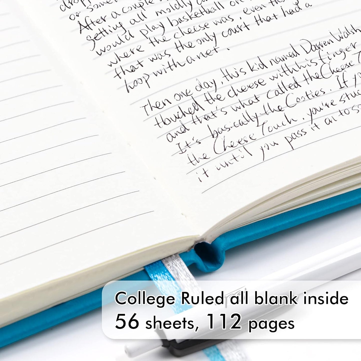 feela 6 Pack Pocket Small Notebooks Bulk, Mini Cute Memo Notepads Hardcover College Ruled Lined Journals with Pen Holder for Women Girls Office School, with 6 Black Pens, 3.5”x 5.5”, A6, Rose Pink