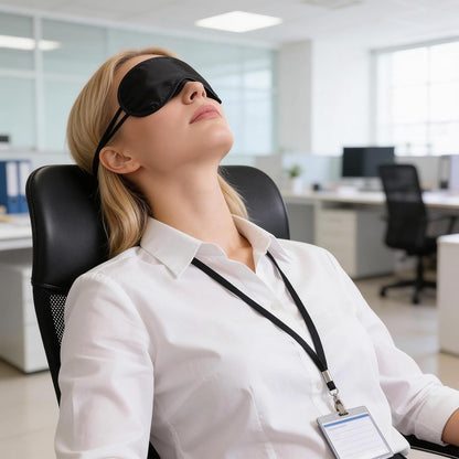 Eye Mask Sleep Masks Bulk Blindfolds for Team Building 10 Pcs Blindfold Sleep Eye Masks for Party Games Black Blindfold Eyes Covers with Nose Pad and Elastic Strap Sleeping Mask Kids Men Women (Black)