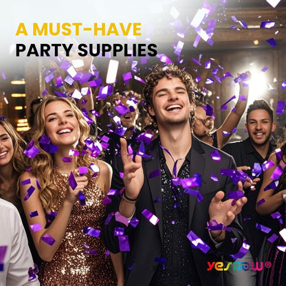 Confetti Cannon Party Poppers Gold,(6 pack) YESHOW Confetti Shooters Blaster for Birthday Graduation Wedding Christmas New Year’s Eve and Valentine's Day Any Celebrations