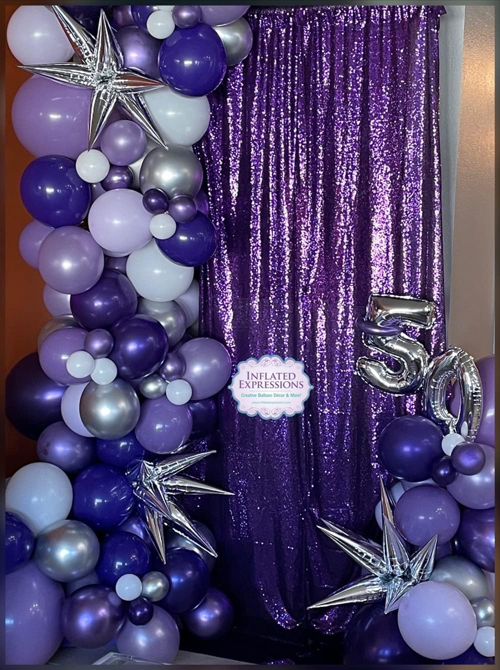 Poise3EHome Black Sequin Backdrop Curtains, 2 Panels 2FTx8FT Glitter Photo Booth Backdrop for Halloween Birthday Bachelorette Wednesday Twilight Party Decorations