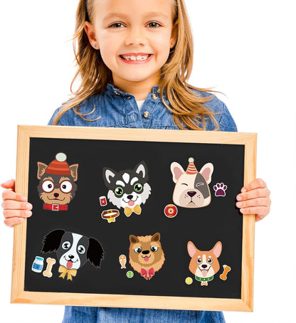 24 Sheets Cupcake Make a Face Sticker Sheets for Kids Todders Activities, Make Your Own Stickers for Kids Birthday Party Favor Supplies Craft