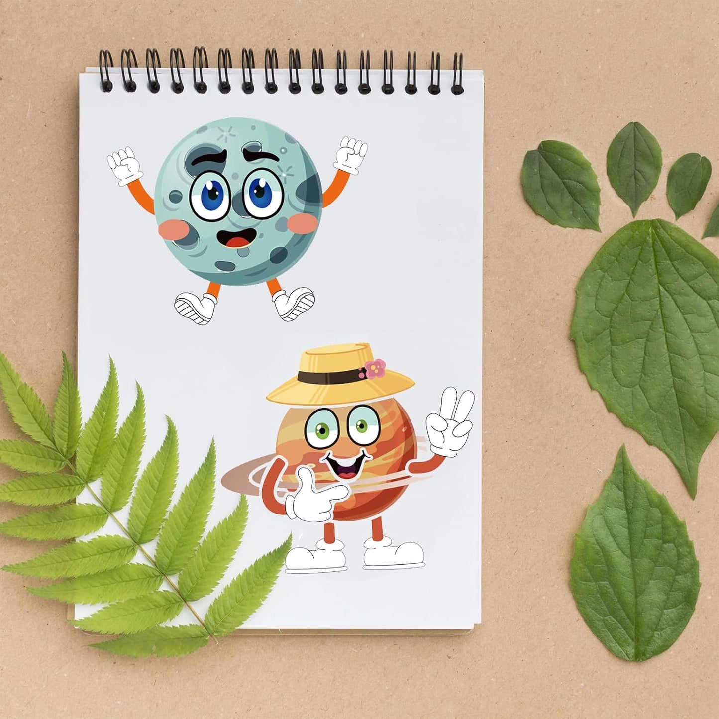 24 Sheets 8.27''×5.9'' Make Your Own Stickers for Kids Toddlers, Make a Face Stickers Mix and Match with Unicorns Dinosaur Horse and Sea Animals for Kids Party Favors Activities