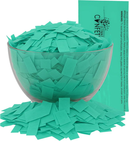 Ultimate Confetti, Multicolor Biodegradable Confetti - Rectangular Fluttering Tissue Paper Confetti for Cannon and Launcher use - Best for Holidays, Birthday, Wedding, and Parties - 1 lb, 16 oz
