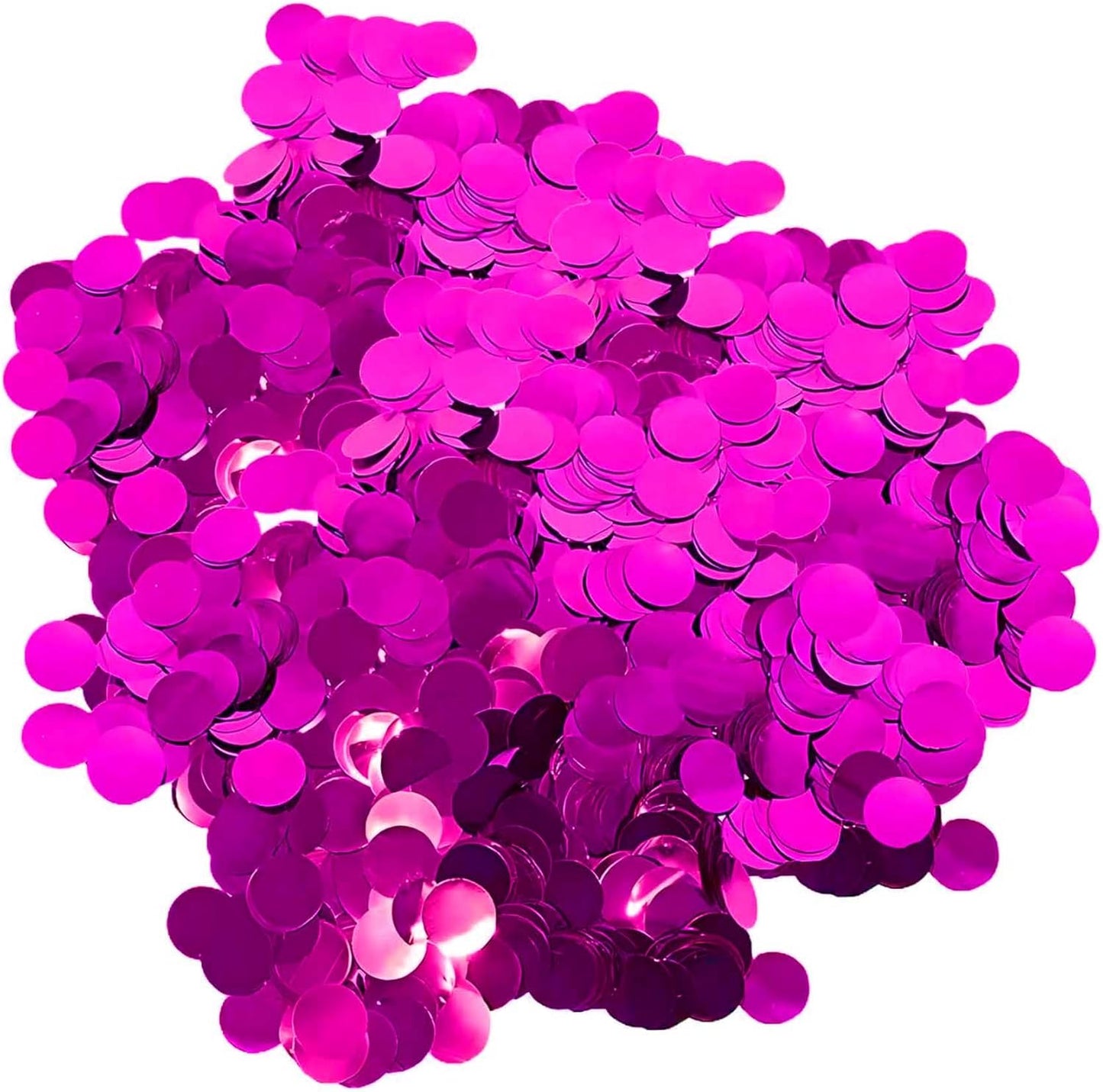 Blue Metallic Foil Confetti 8000 Pcs Shiny Round Table Confetti for Fill Balloon Wedding Graduation Party Decorations,60g of pack