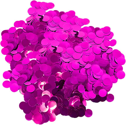 Blue Metallic Foil Confetti 8000 Pcs Shiny Round Table Confetti for Fill Balloon Wedding Graduation Party Decorations,60g of pack