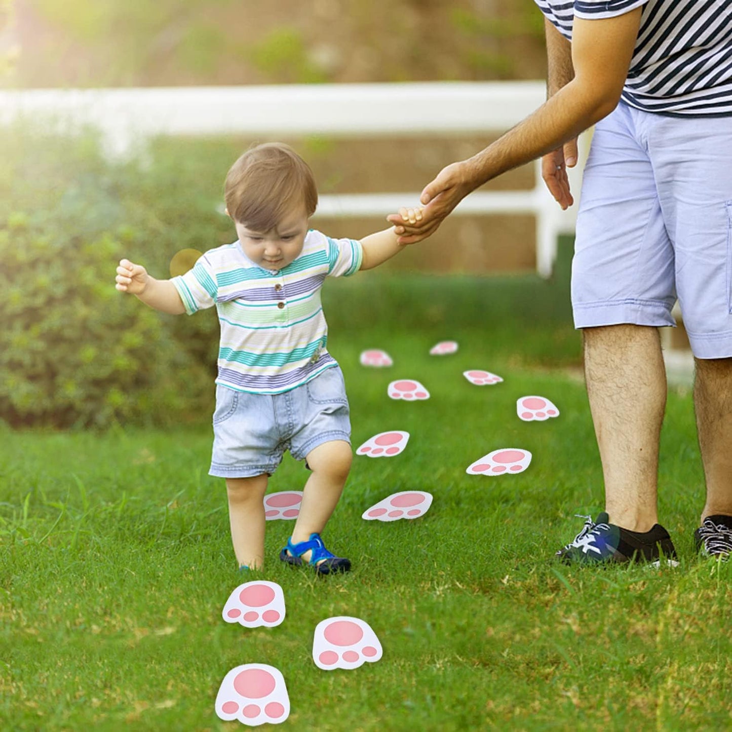 AhfuLife Easter Egg Scavenger Hunt Clue Cards for Family Friends, 27 Cards Set with Clues, Rules, Answers, Winner Cards for Easter Party Activities, Games Indoor, Easter Party Decorations Supplies