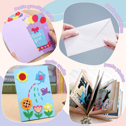 Phinus 3000 Pieces Glue Points, Balloon Tape, Sticky Dots, Double Sided Glue Points, Balloon Sticky Dots for Craft, Wedding Decoration, Stick Photos