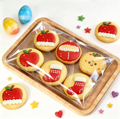PigPotParty Cookie Bags 4''x 6", 100 Pcs Self Sealing Cellophane Treat Bags, Small Clear Plastic Goodie Bag for Gift, Snack, Party Favor, Candy