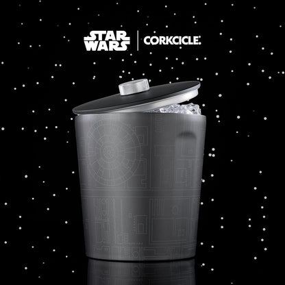 Corkcicle Insulated Ice Bucket with Lid - Stainless Steel - Summer Gift - 100 oz - Ceramic Slate