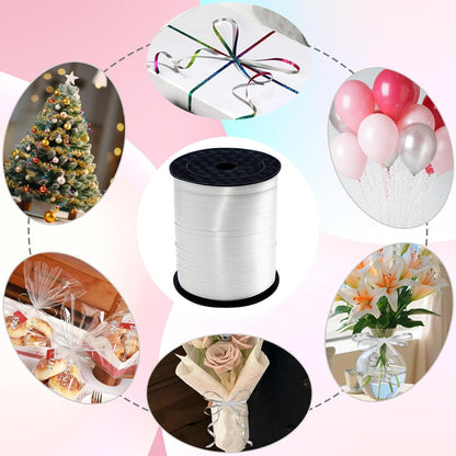 500 Yard Premium Gold Curling Ribbon,Curling Ribbon for Gift Wrapping, Balloon String,for Gift Wrapping ，Party Decoration Crafting,for Florist Flower﻿