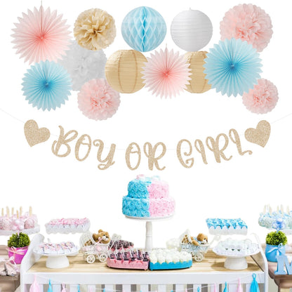 2026 Blue Class-Congratulations Prom Graduation Party-Decorations - 22pcs High School College Grad Supplies Decor,Royal Navy White Silver Tissue Pom Poms Streamers, Paper Flowers Lanterns Hugmoon