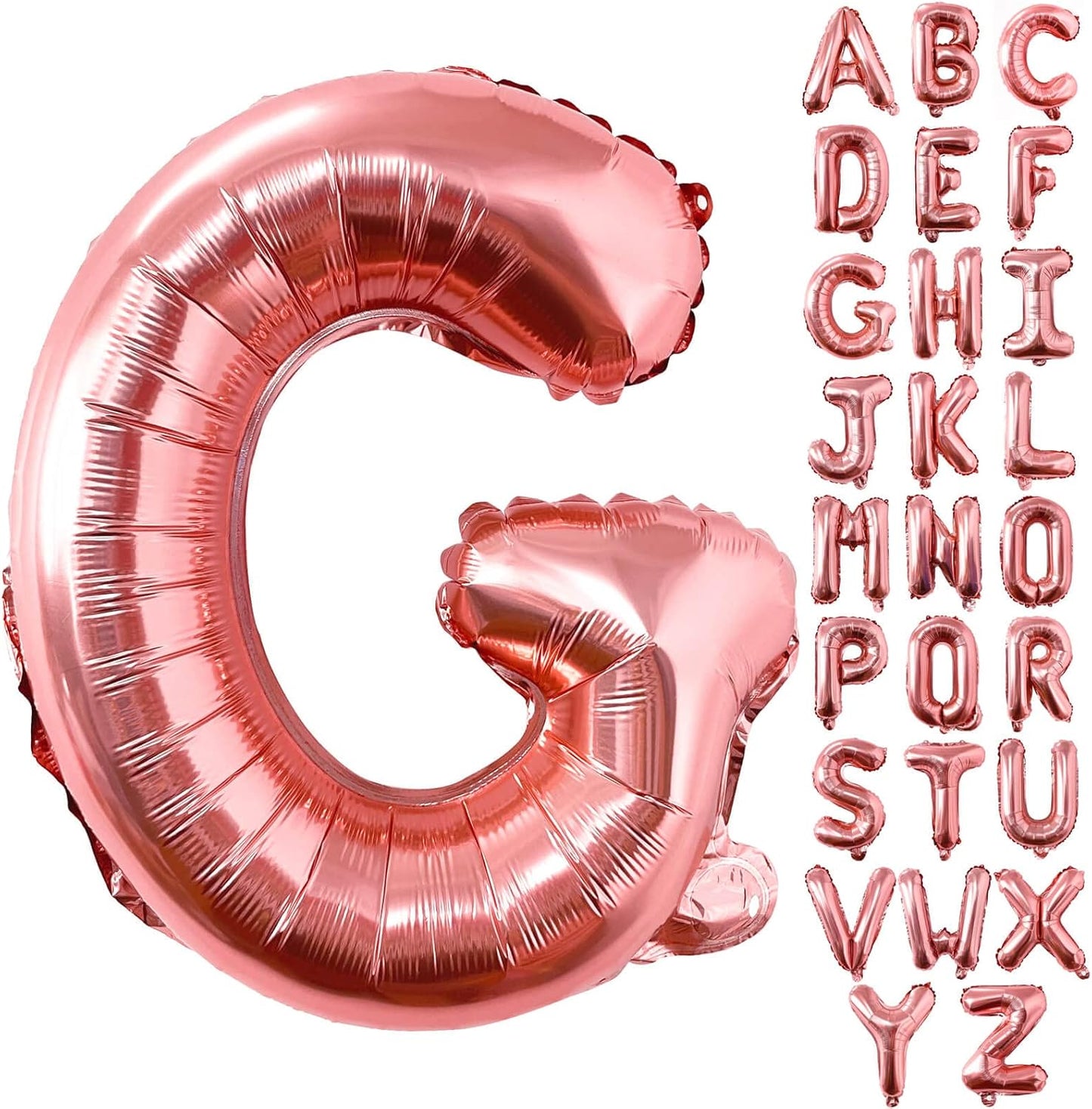 Lovoir 40 Inch Large Rose Gold Letter A Balloons Big Size Jumbo Mylar Foil Helium Balloon for Birthday Party Celebration Decorations Alphabet Rose Gold A