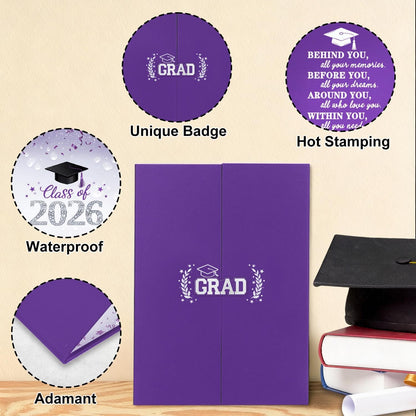 QIYANPAX Graduation Guest Book 2026, Blue and Gold Graduation Decorations Class of 2026, Graduation Signature Book, Congrats Grad Guest Book Alternative, Unique Graduation Gifts