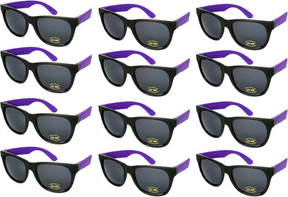 EDGEIWEAR 80s Neon Party Sunglasses for Adult Party Favors with CPSIA certified-Lead(Pb) Content Free