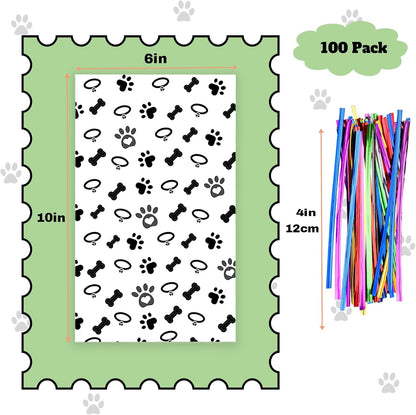 100 Pcs Star Printed 5"X 7" Gift Wrap Cello Cellophane Treat Bags Party Favor bags Clear Candy Cookie Bag Plastic Poly Goodie Storage Bag with Twist Ties for Bakery,Birthday, Wedding ,Party Decorations (Gold)